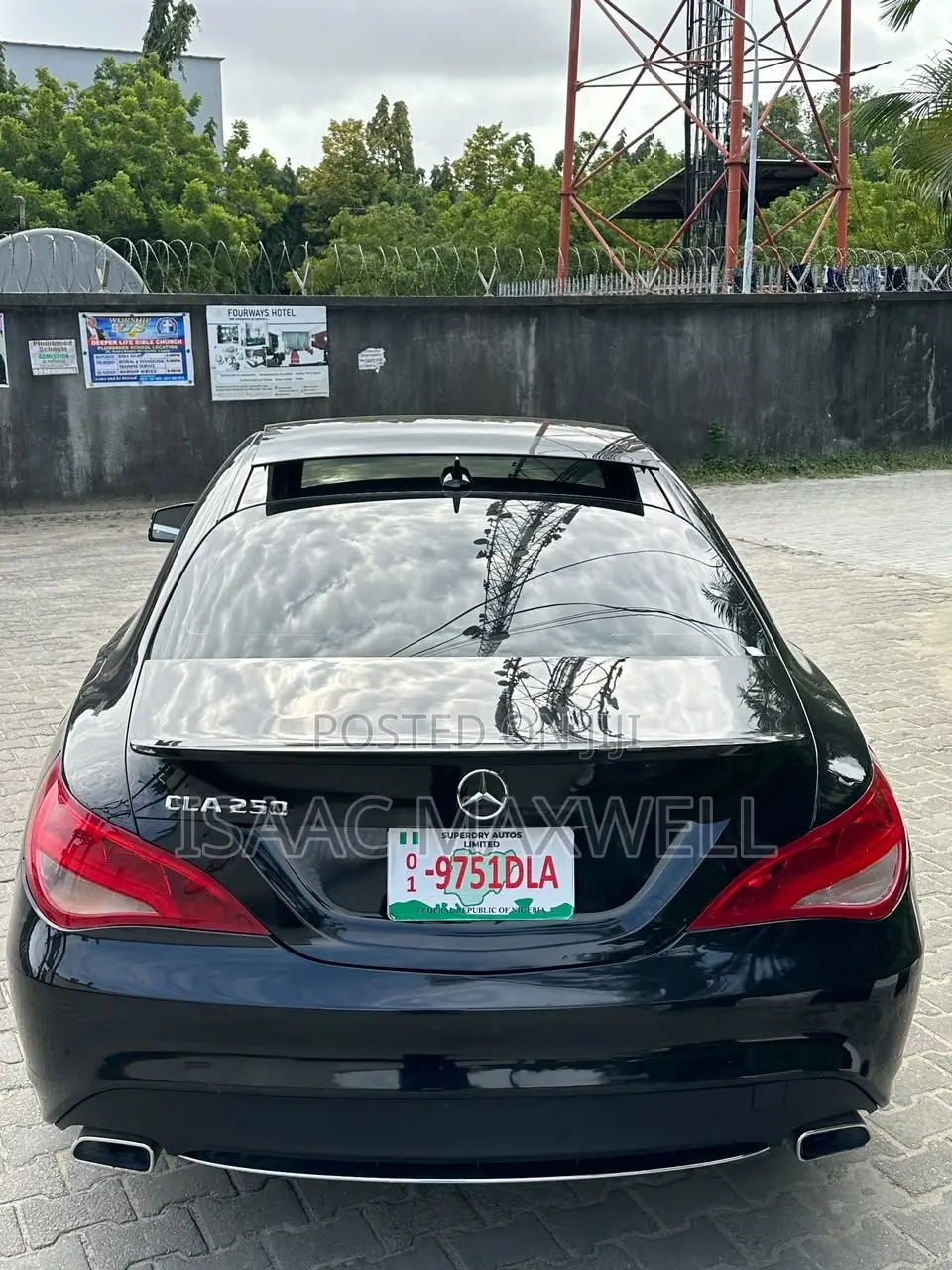 Mercedes-Benz CLA-Class CLA 250 4MATIC Sedan 2015 Black