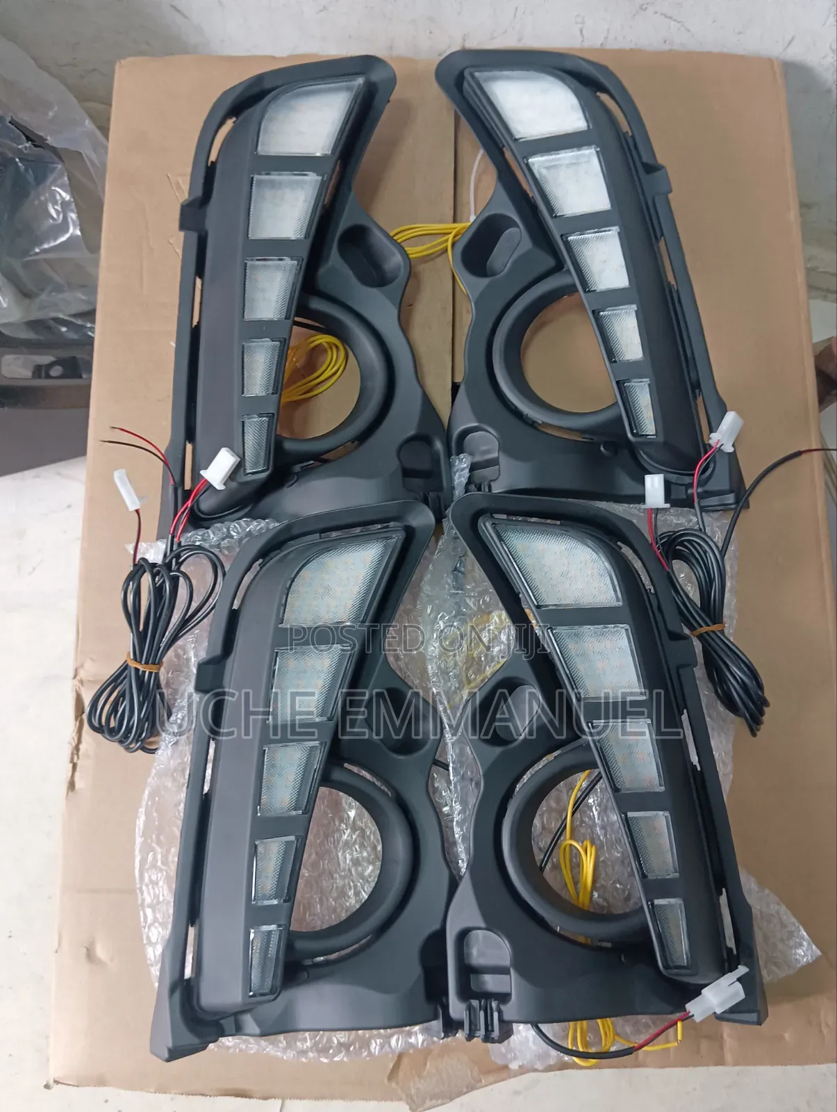 Fog Lamp Cover LED for Highlander 2018