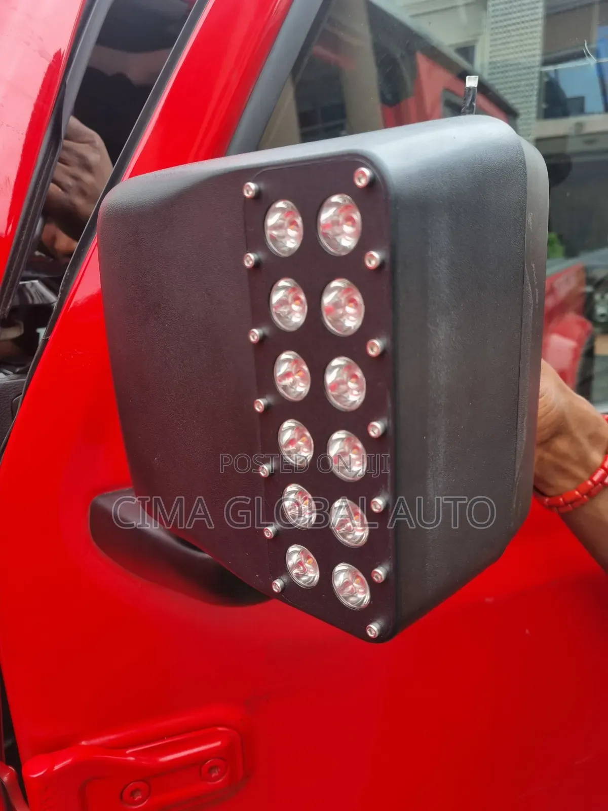 Side Mirror Cover With Traficgator for 2020 Wrangler Jeep |CIMA Global