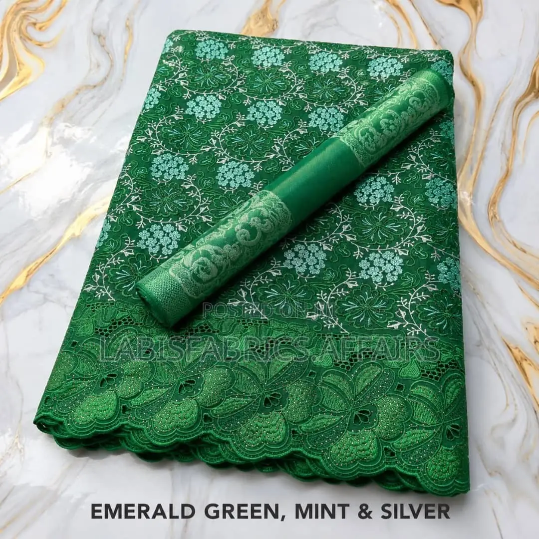 Beautiful 3 Color Voile Lace