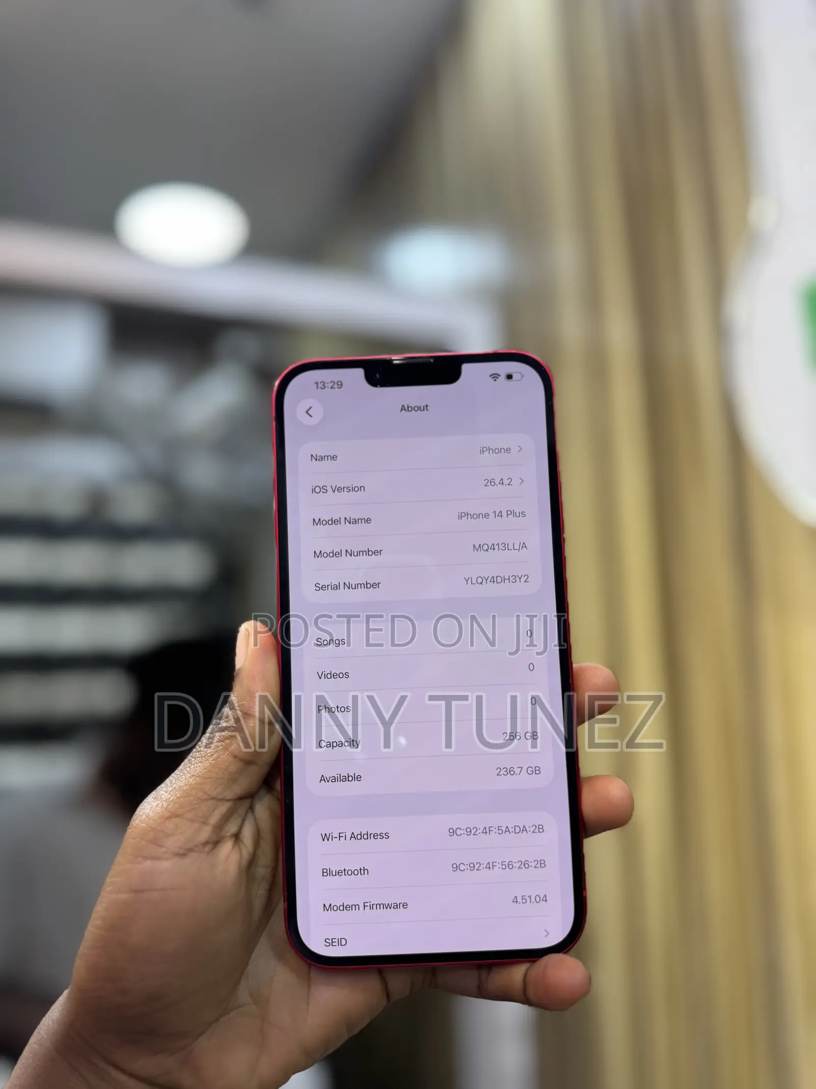 Apple iPhone 14 Plus 256 GB Red