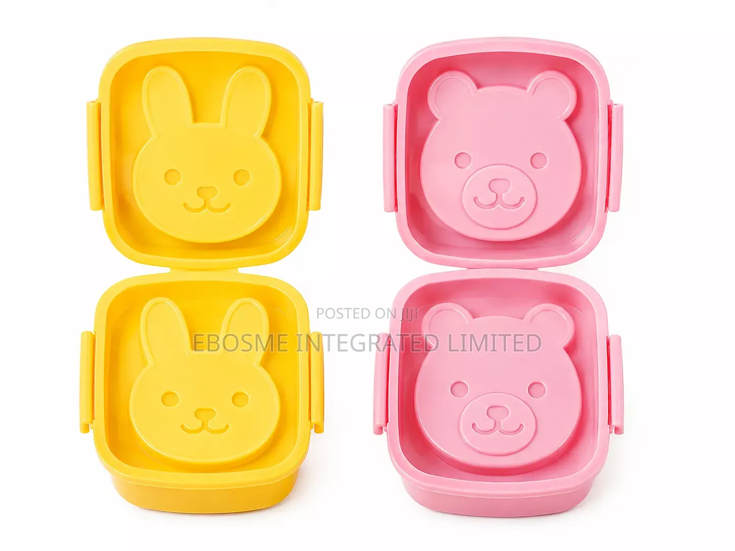 Japanese Rabbit & Bear Boiled Egg Shaping Mold – 2 Pieces