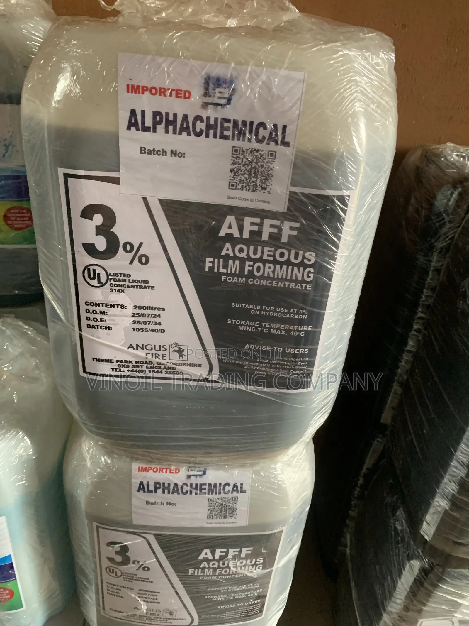 ANGUS FIRE AFFF 3% - Aqueous Film Forming Foam Concentrate 🔥🧯