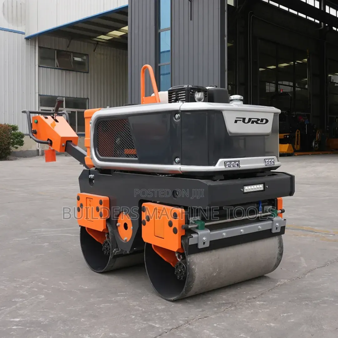 2 Drums Walk Behind Roller 800kg