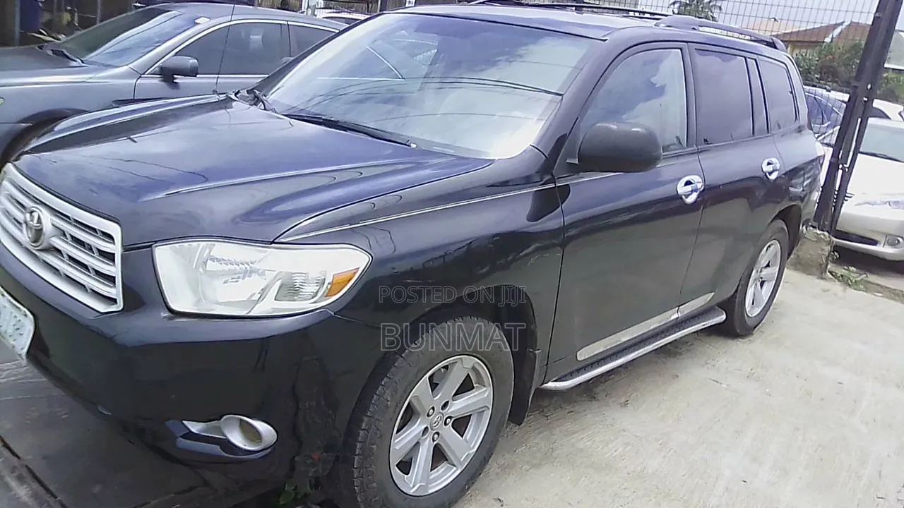 Toyota Highlander 4x4 2008 Black