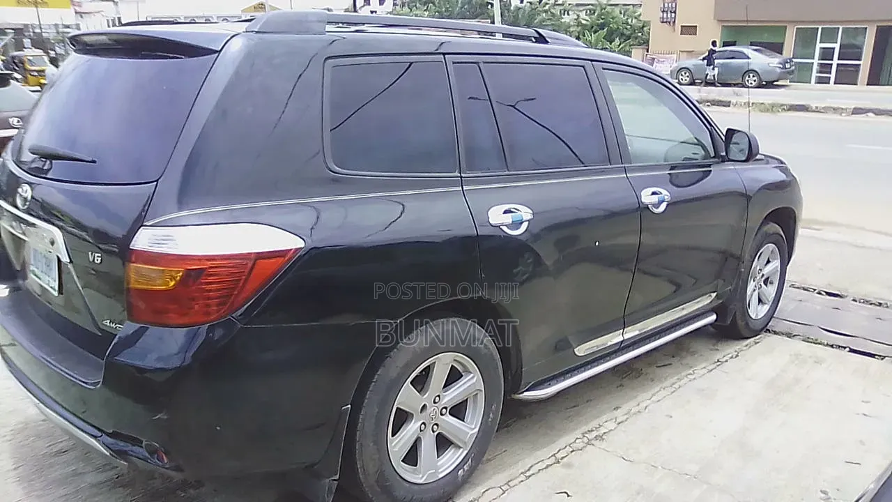 Toyota Highlander 4x4 2008 Black