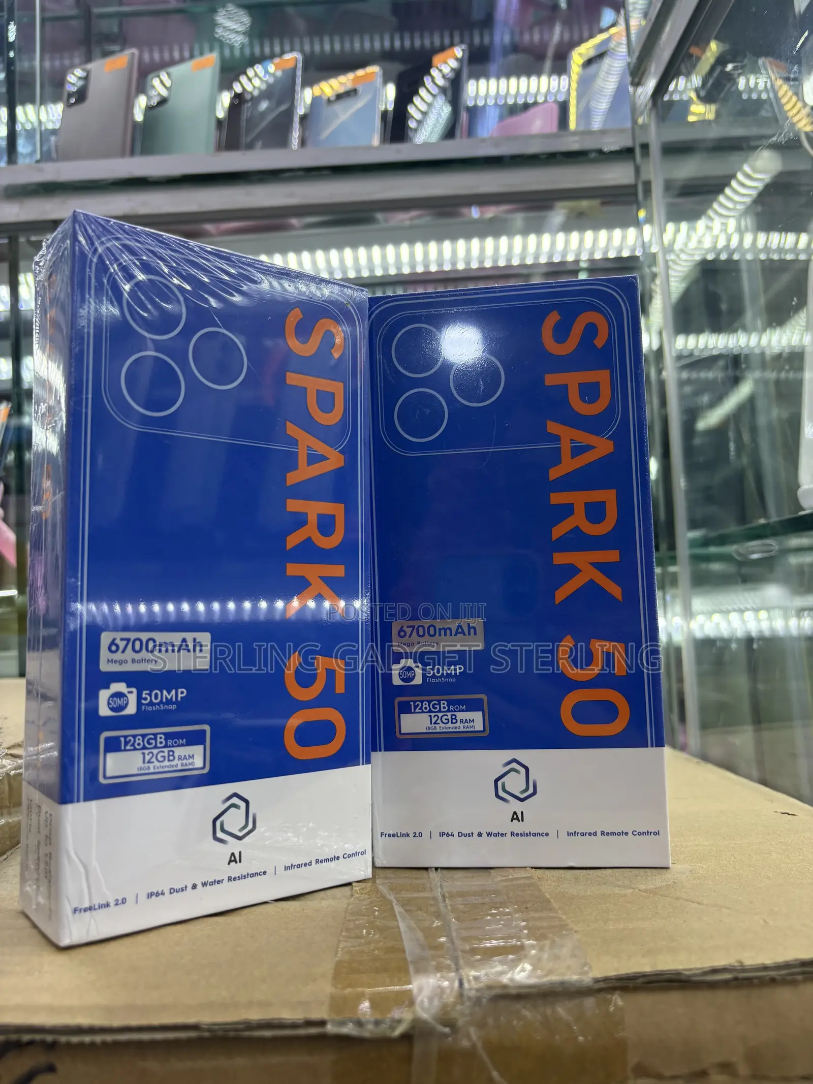 New Tecno Spark 50 128 GB Black
