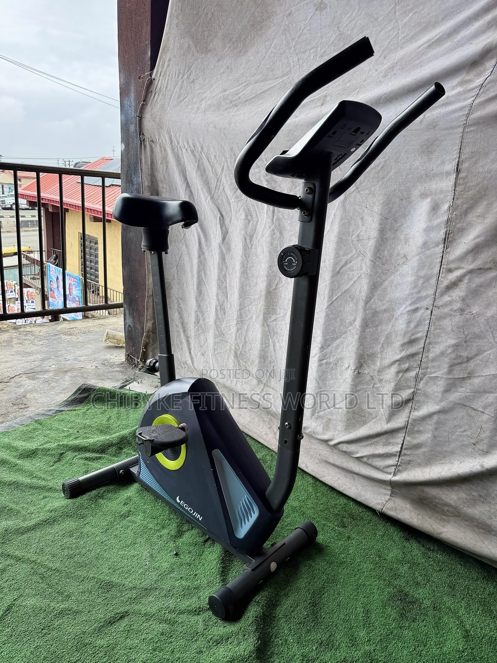 Egojin Exercise Bike With Pulse Sensor