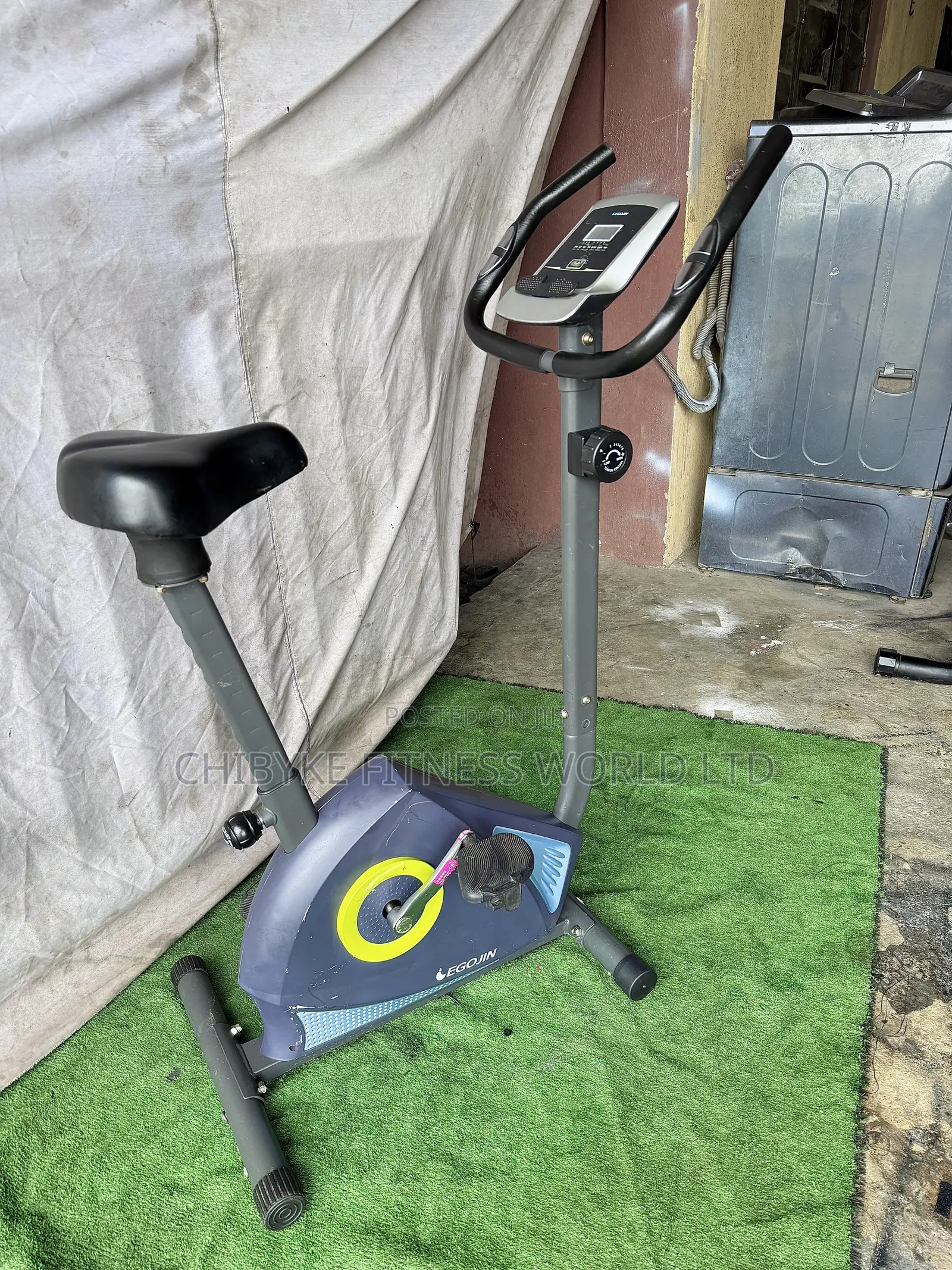 Egojin Exercise Bike With Pulse Sensor