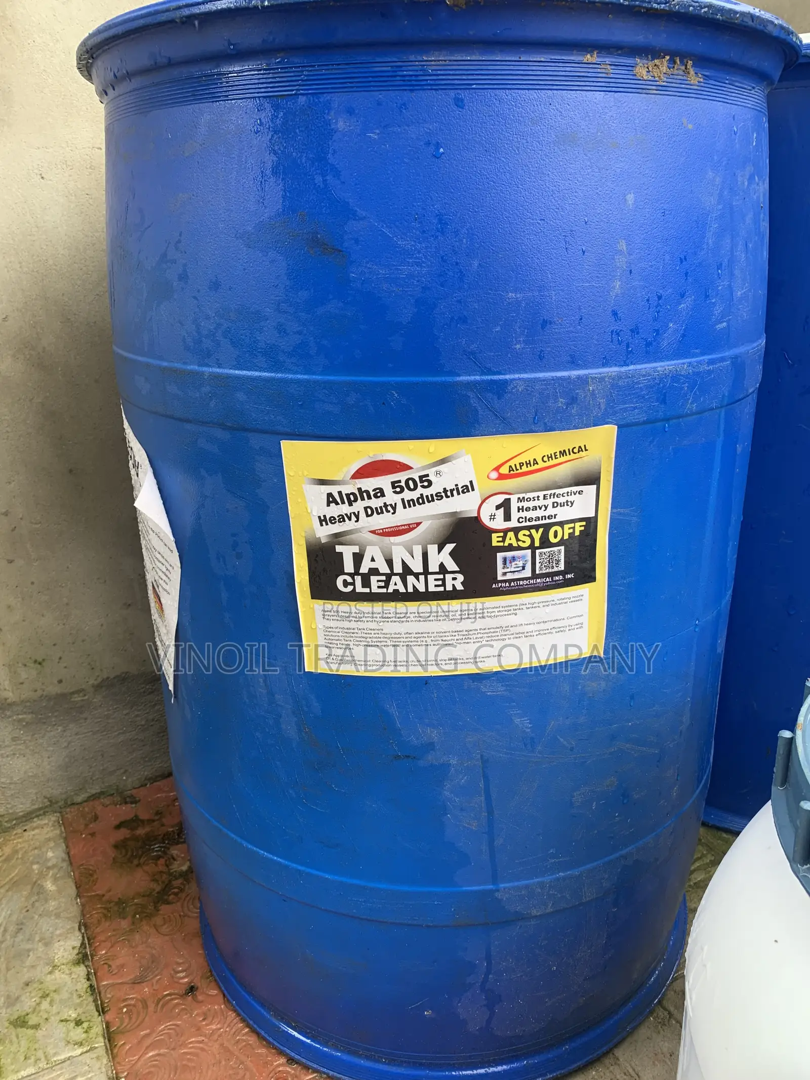 ALPHA 505 - Heavy Duty Industrial TANK CLEANER 🛢