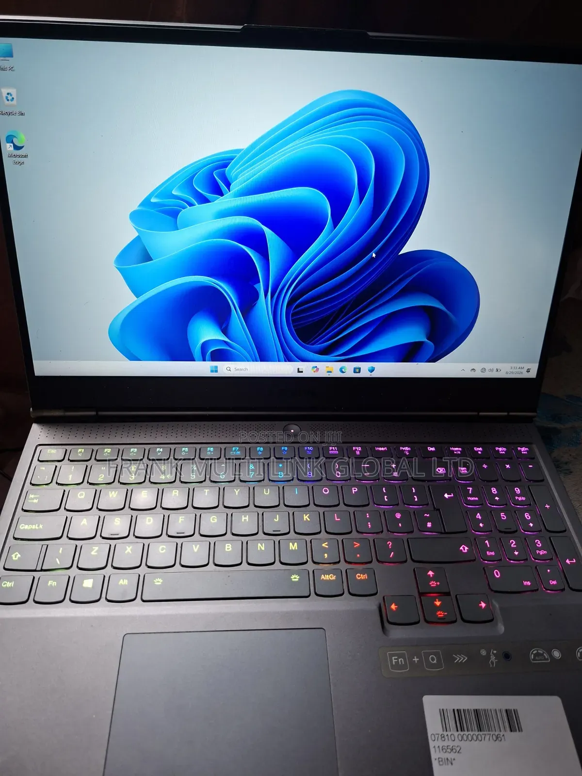 Laptop Lenovo Legion 7 16GB Intel Core i7 SSD 512GB