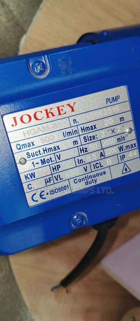Jockey Pump