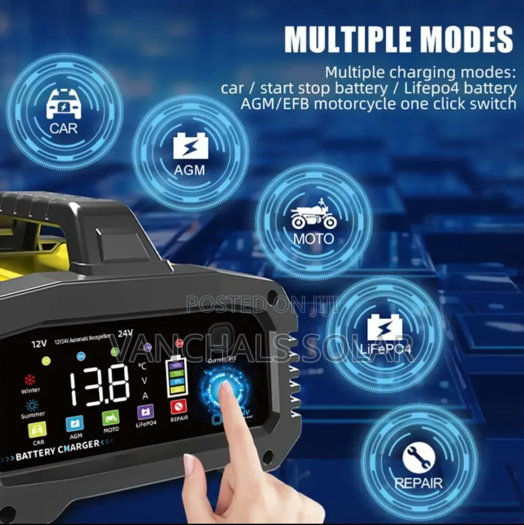 Battery Charger Lithium LifePo4 Lead Acid Battery Charger 12/24v 20A