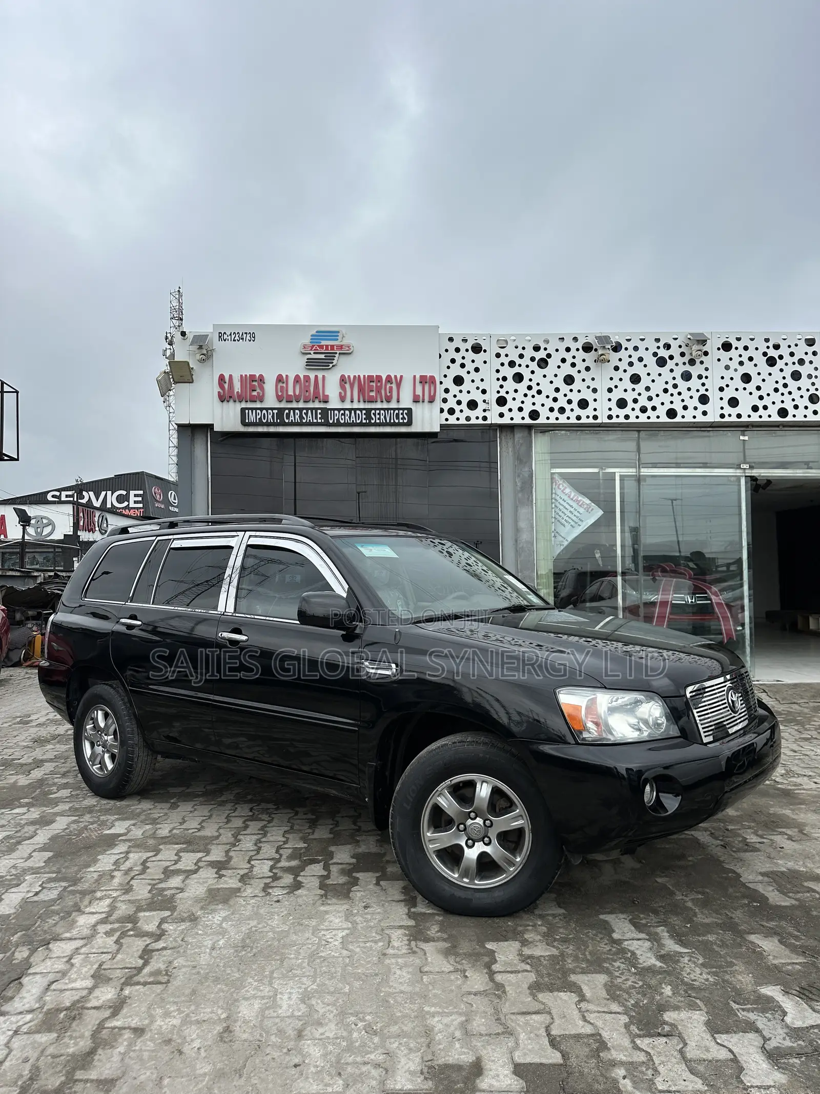 Toyota Highlander Limited V6 2005 Black