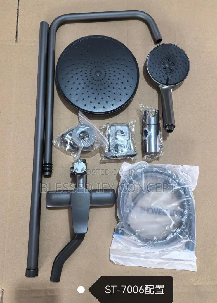 Quality Chrome Shower Mixer, Also Available in Black Color