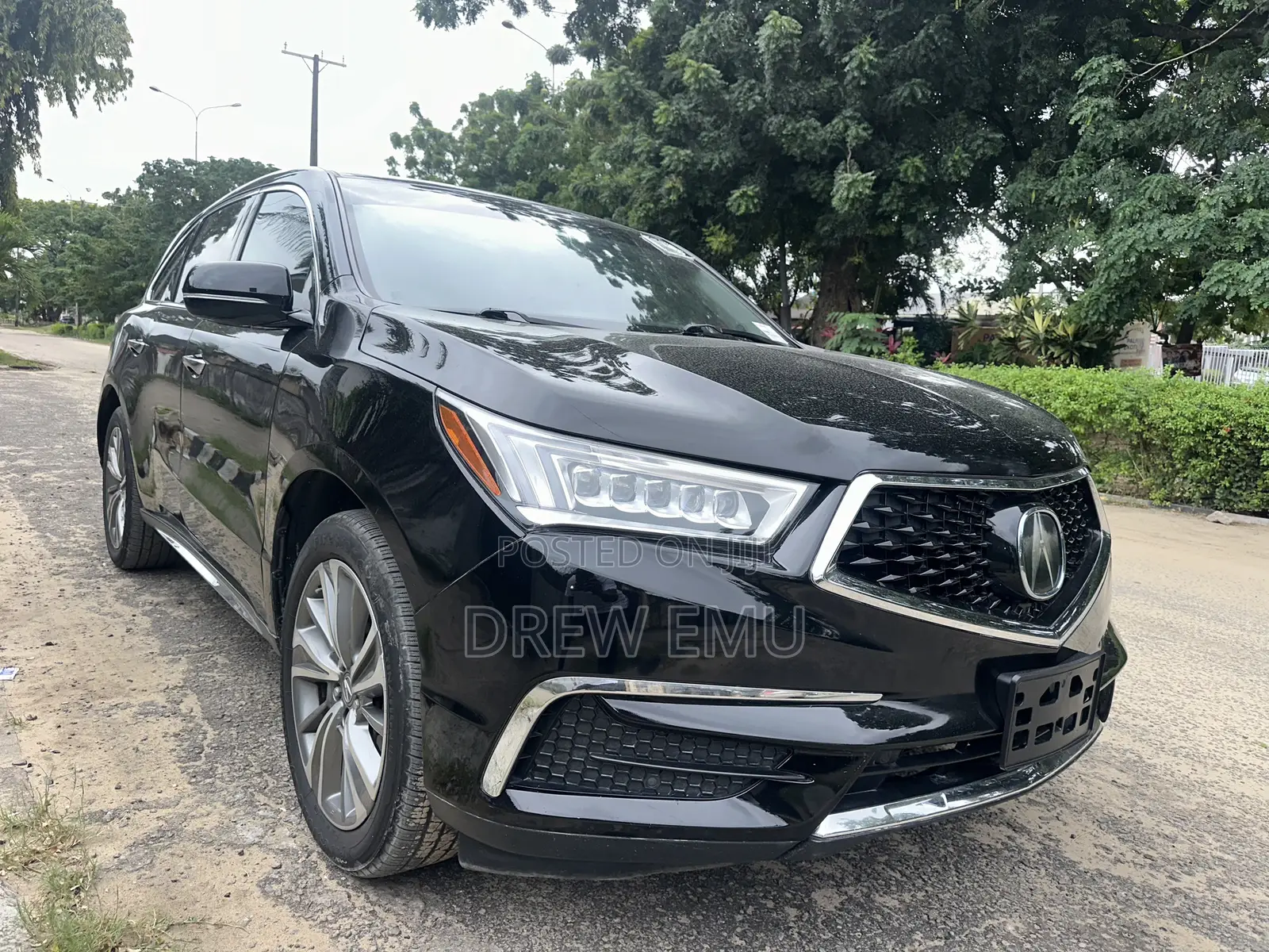 Acura MDX w/Advance Pkg FWD 2017 Black
