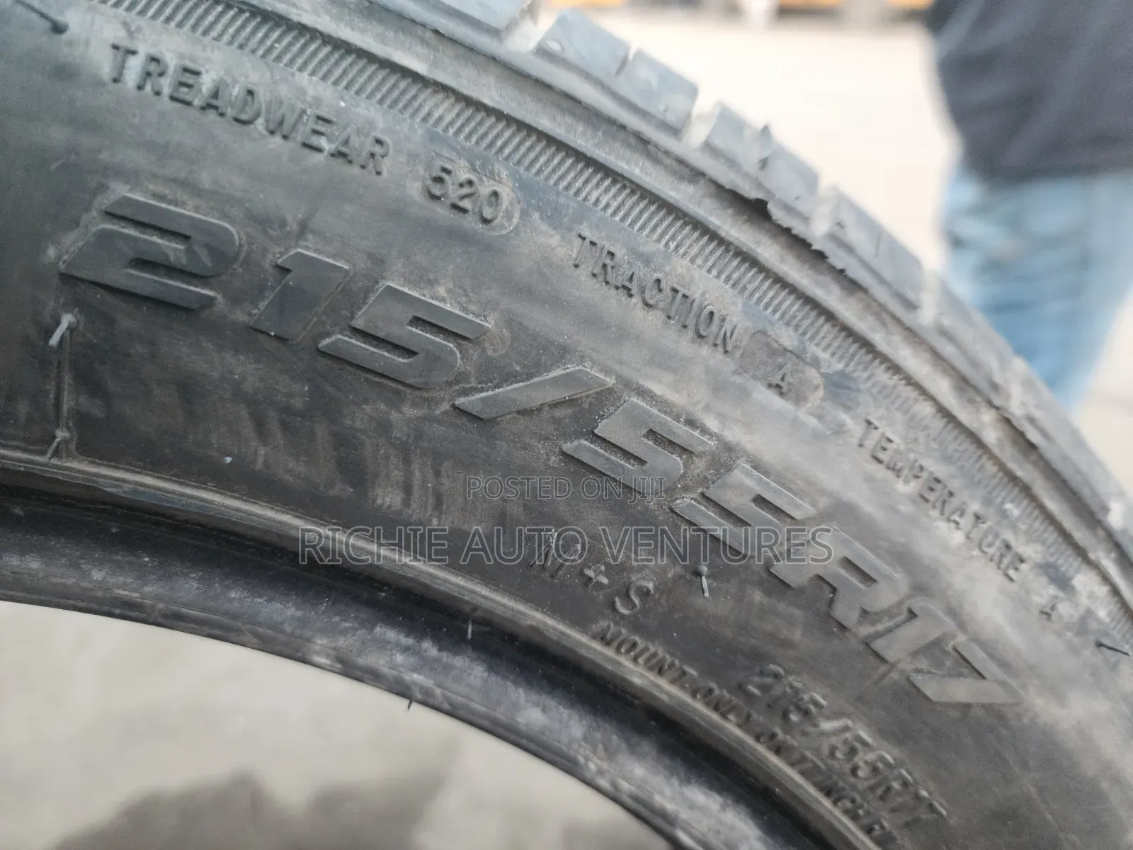 Graded 215/55r17 Continental Tires.