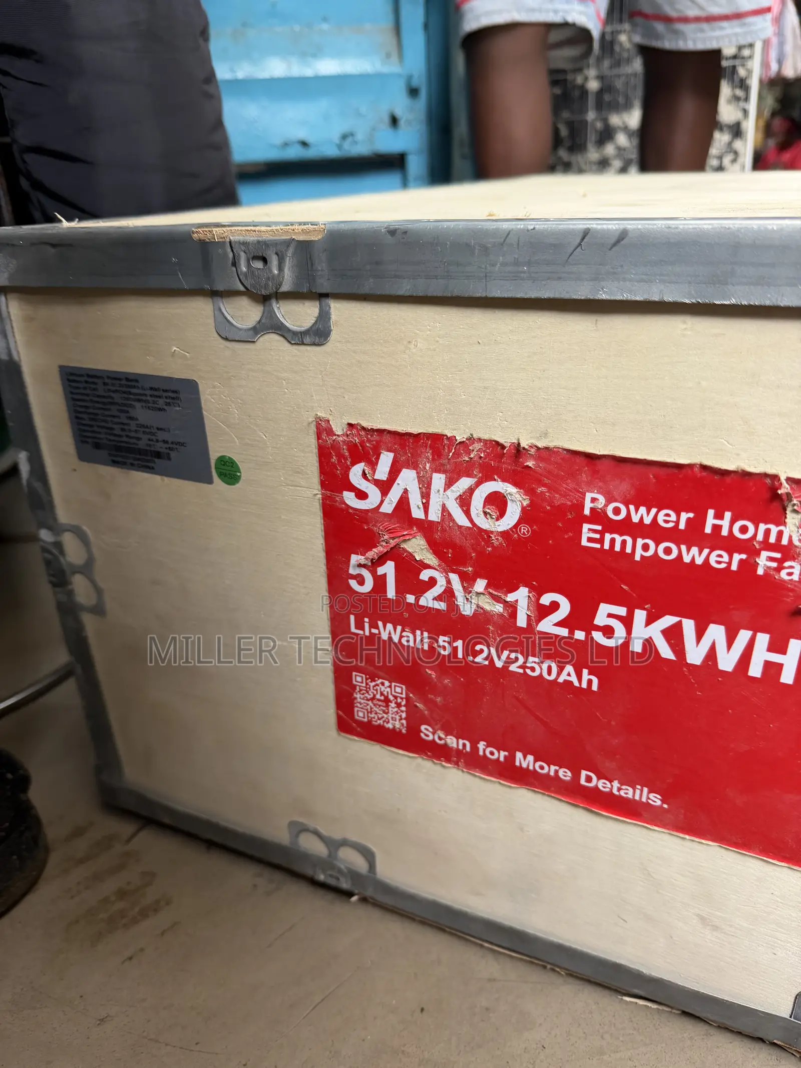 SAKO 12.5kWh 48V LiFePO4 Solar Battery