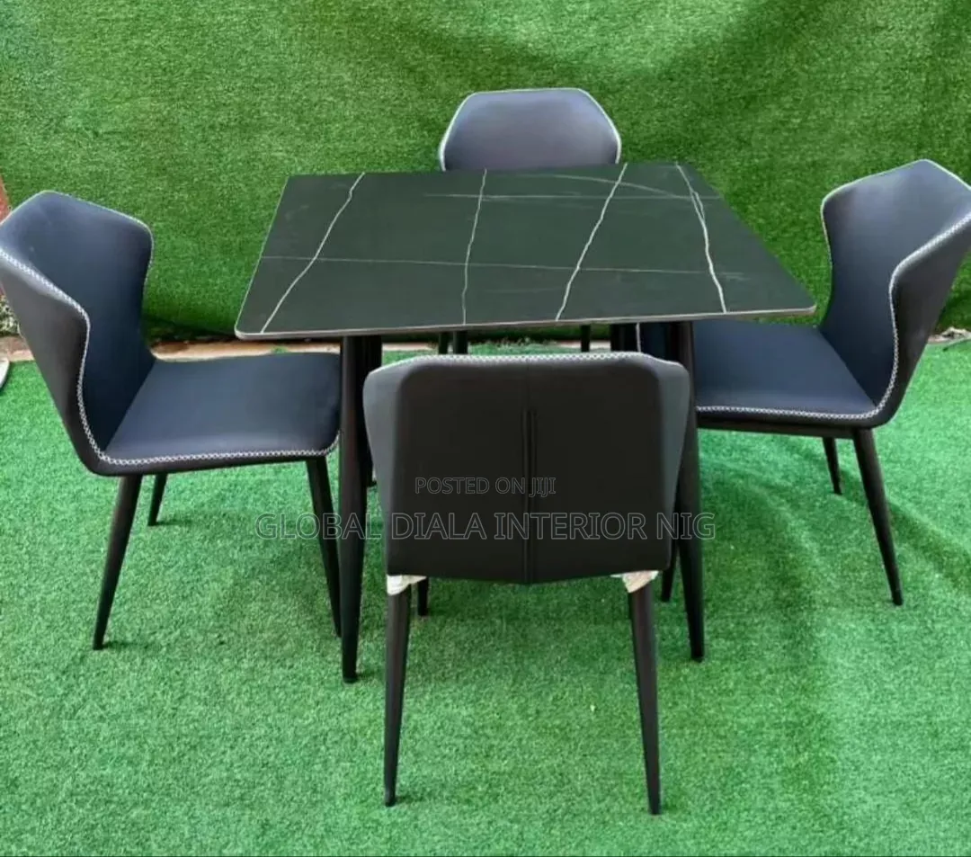 Quality Marble Dining Set by 4