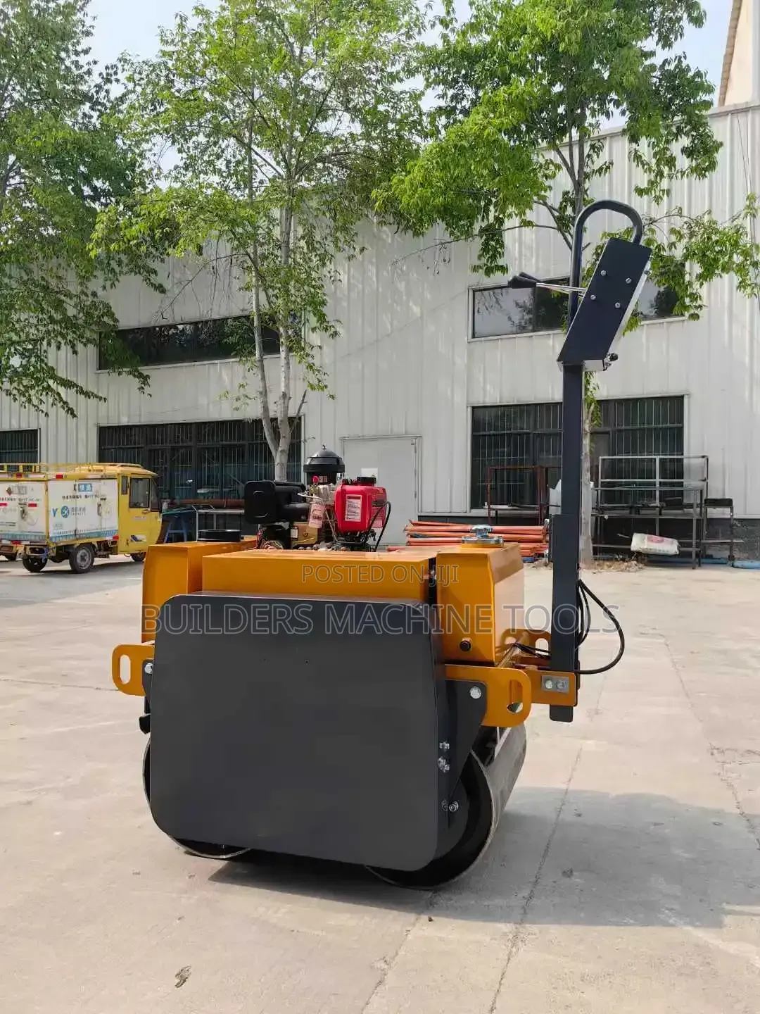 2 Drums Walk Behind Roller 550kg