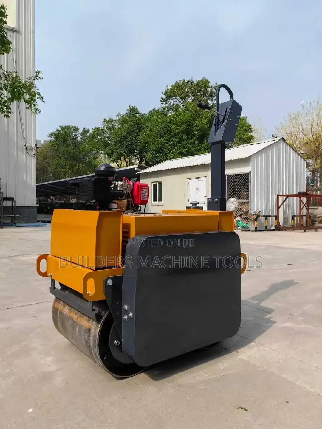 2 Drums Walk Behind Roller 550kg