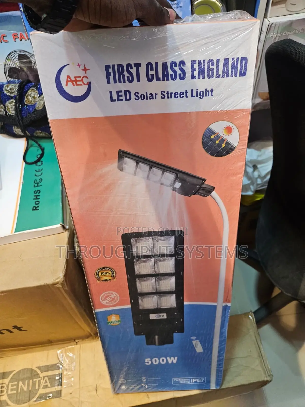 Aec First Class England Led Solar Street Light 500w