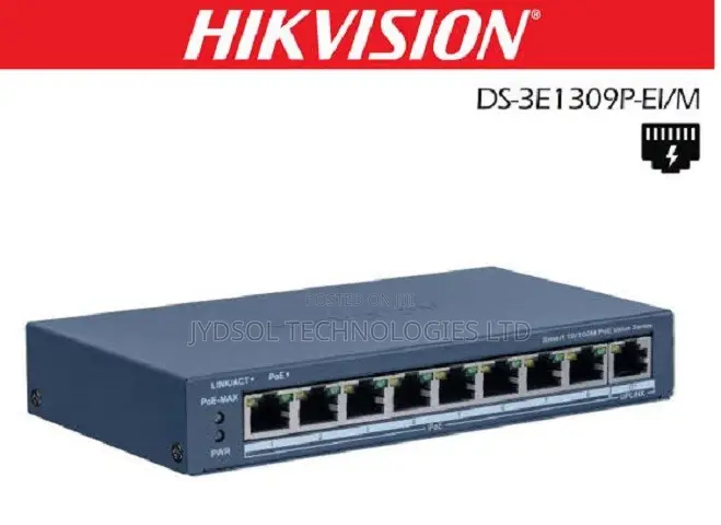 Hikvision 8 Port Fast Ethernet Smart POE Switch DS-3E1309P-EI/M