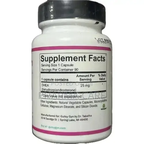 DHEA 25 Mg Plus 90 Capsules