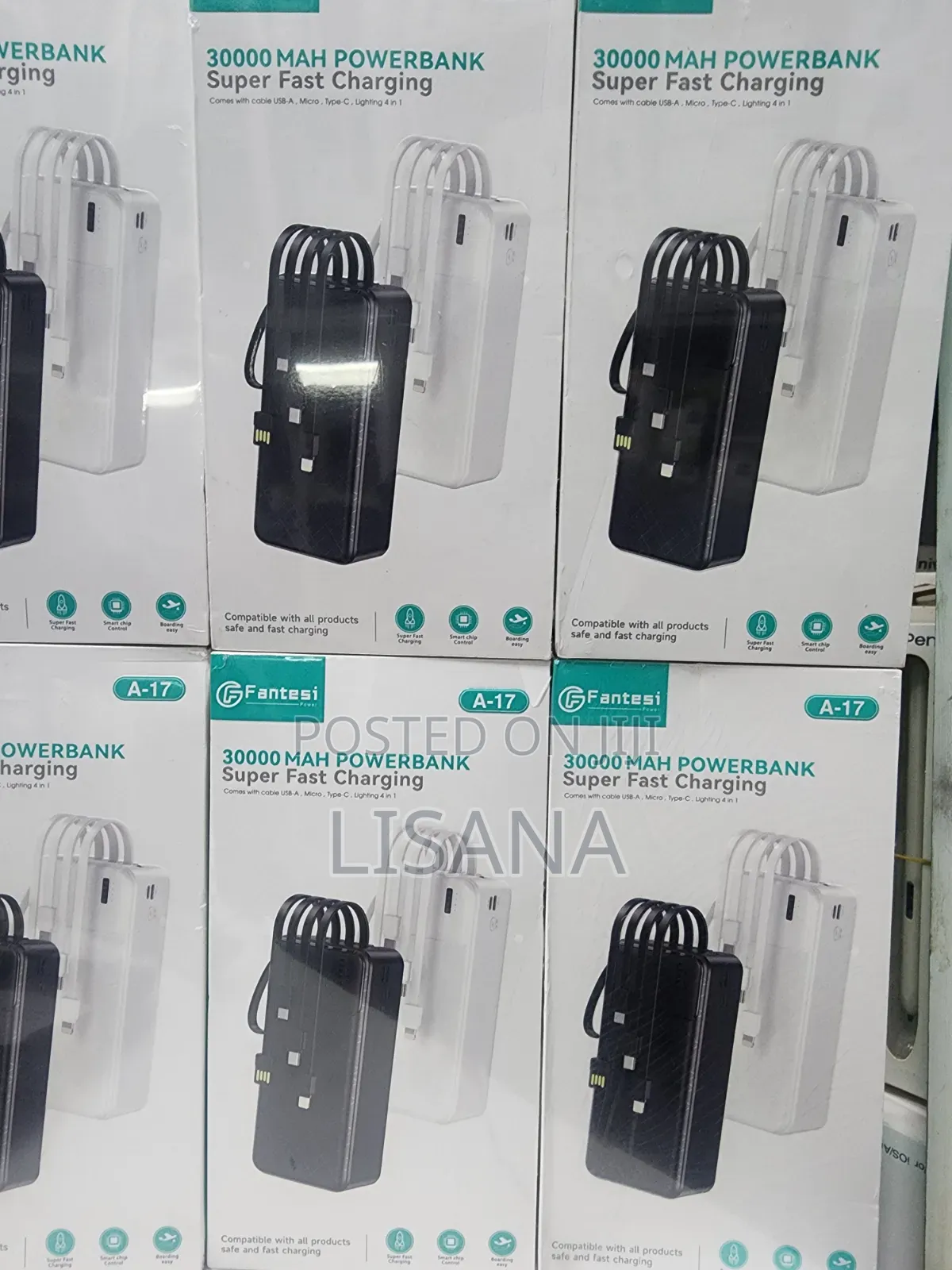 Fantesi 30000mAh Powerbank