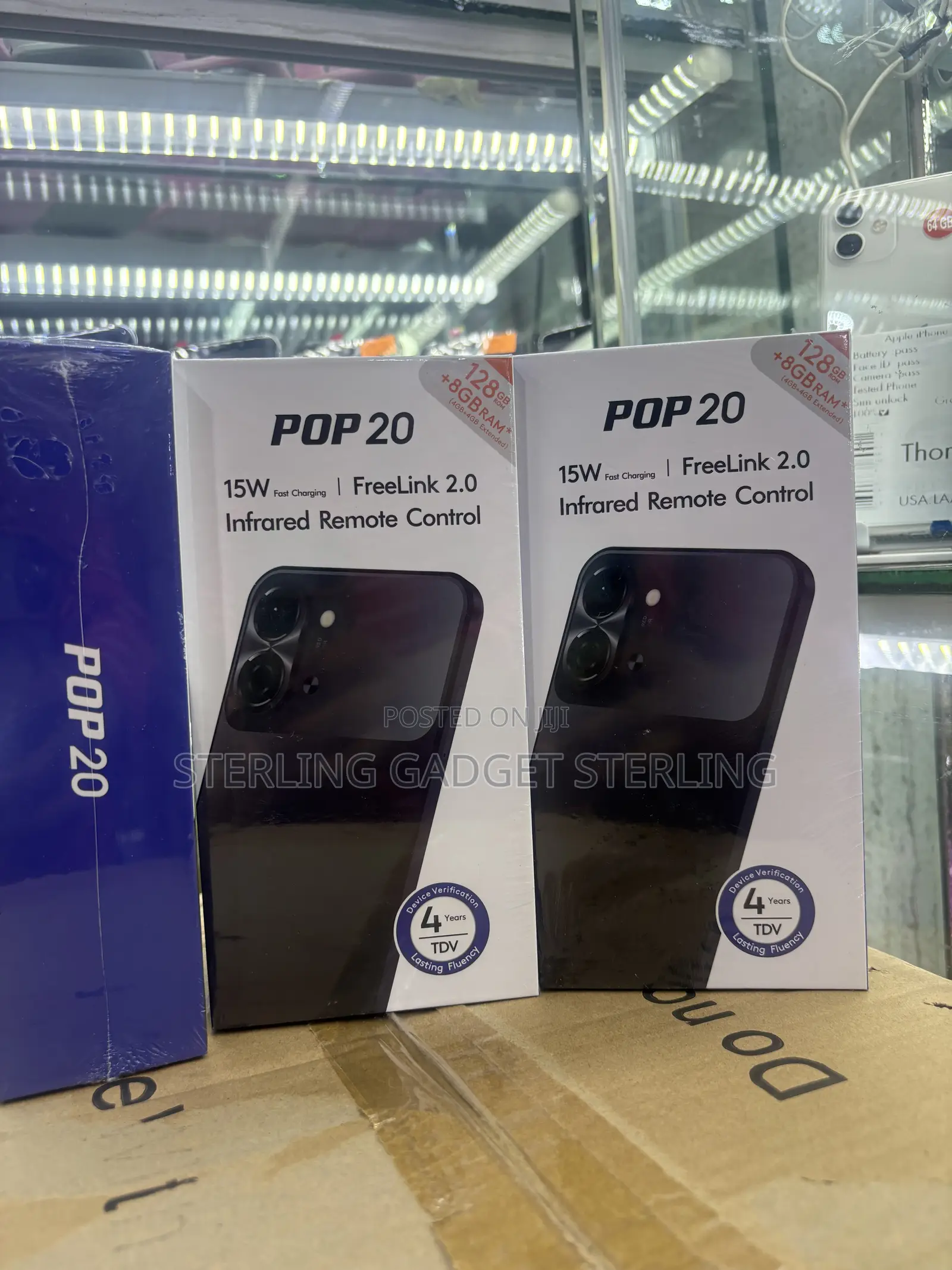 New Tecno Pop 20 128 GB Black