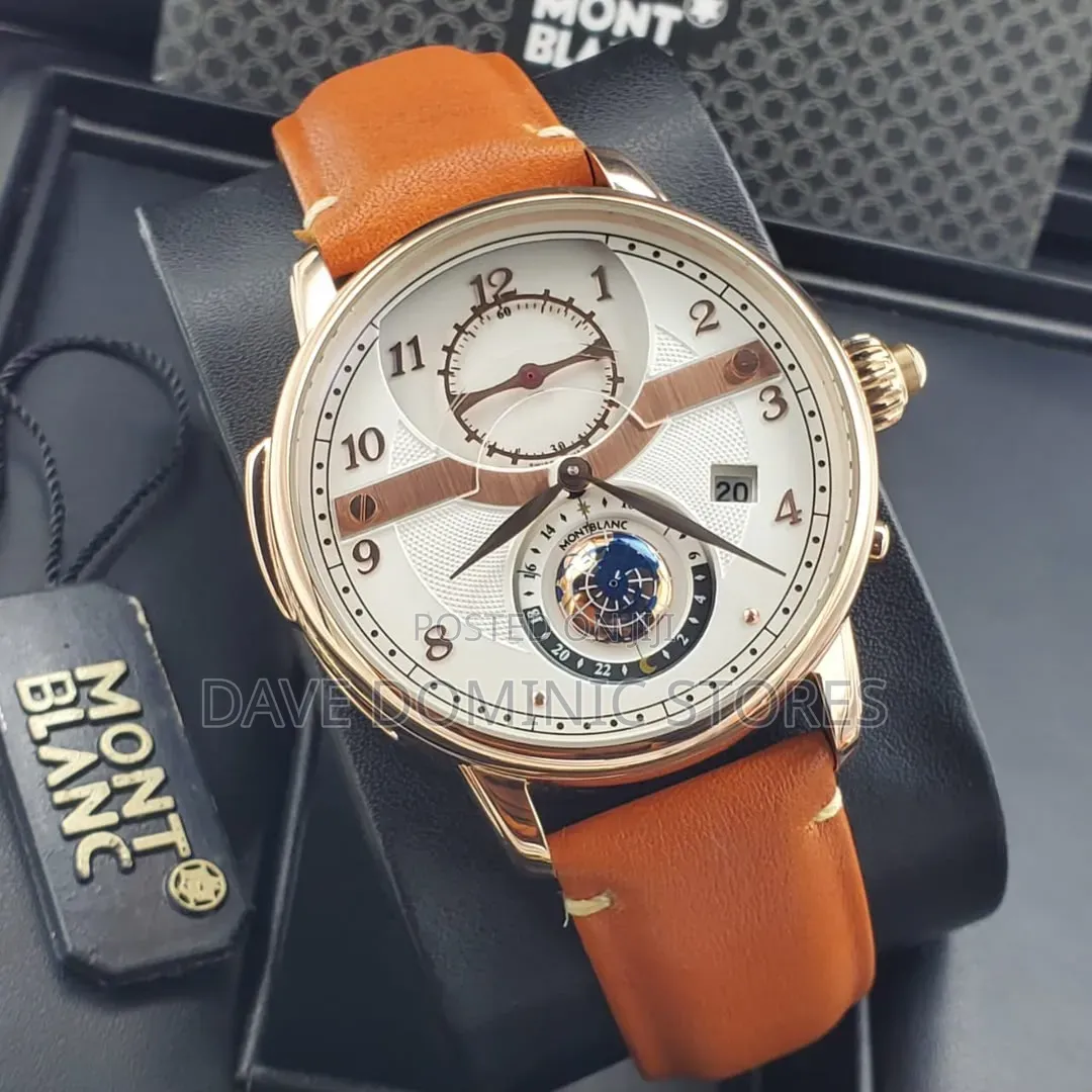 Original Mont Blanc Leather Watch