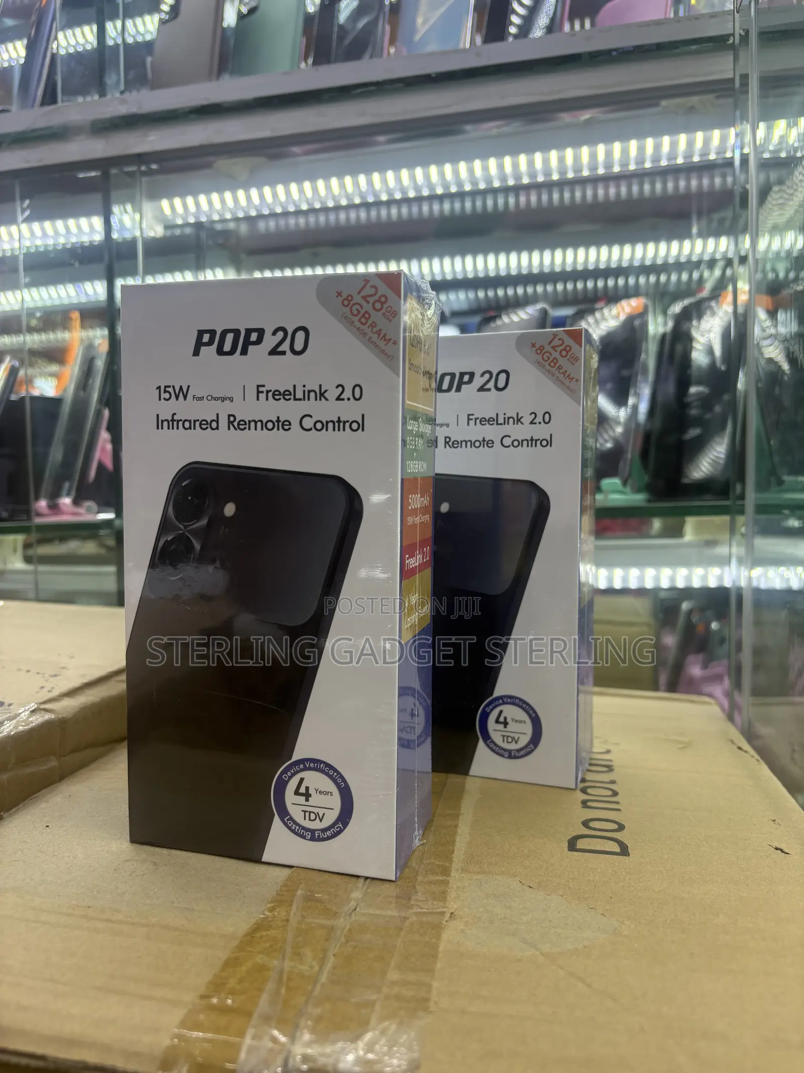 New Tecno Pop 20 128 GB Black