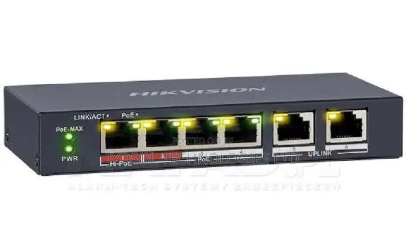 Hikvision 4 Port Fast Ethernet Smart POE Switch DS-3E1106HP-EI