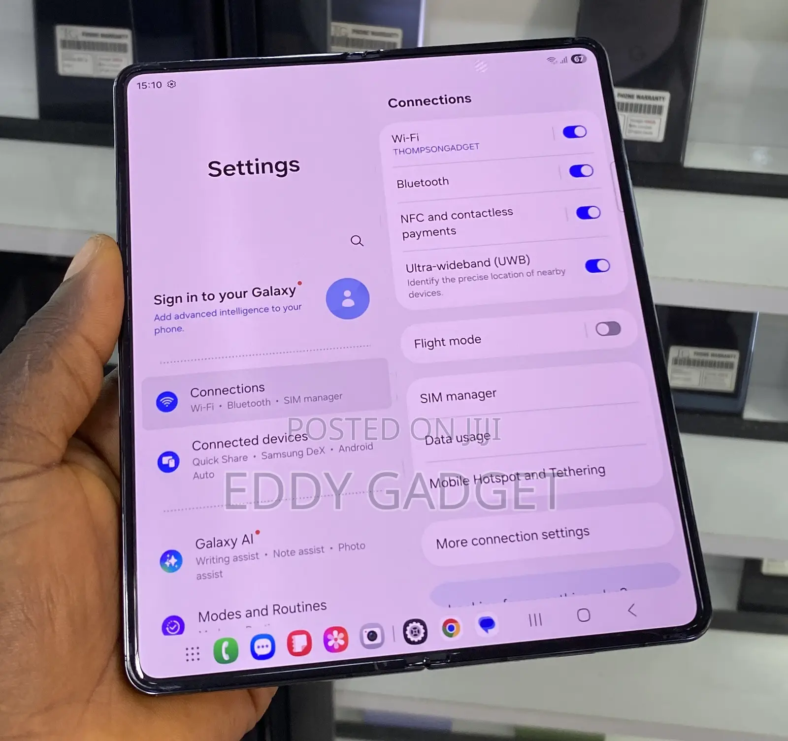 Samsung Galaxy Z Fold4 256 GB Black