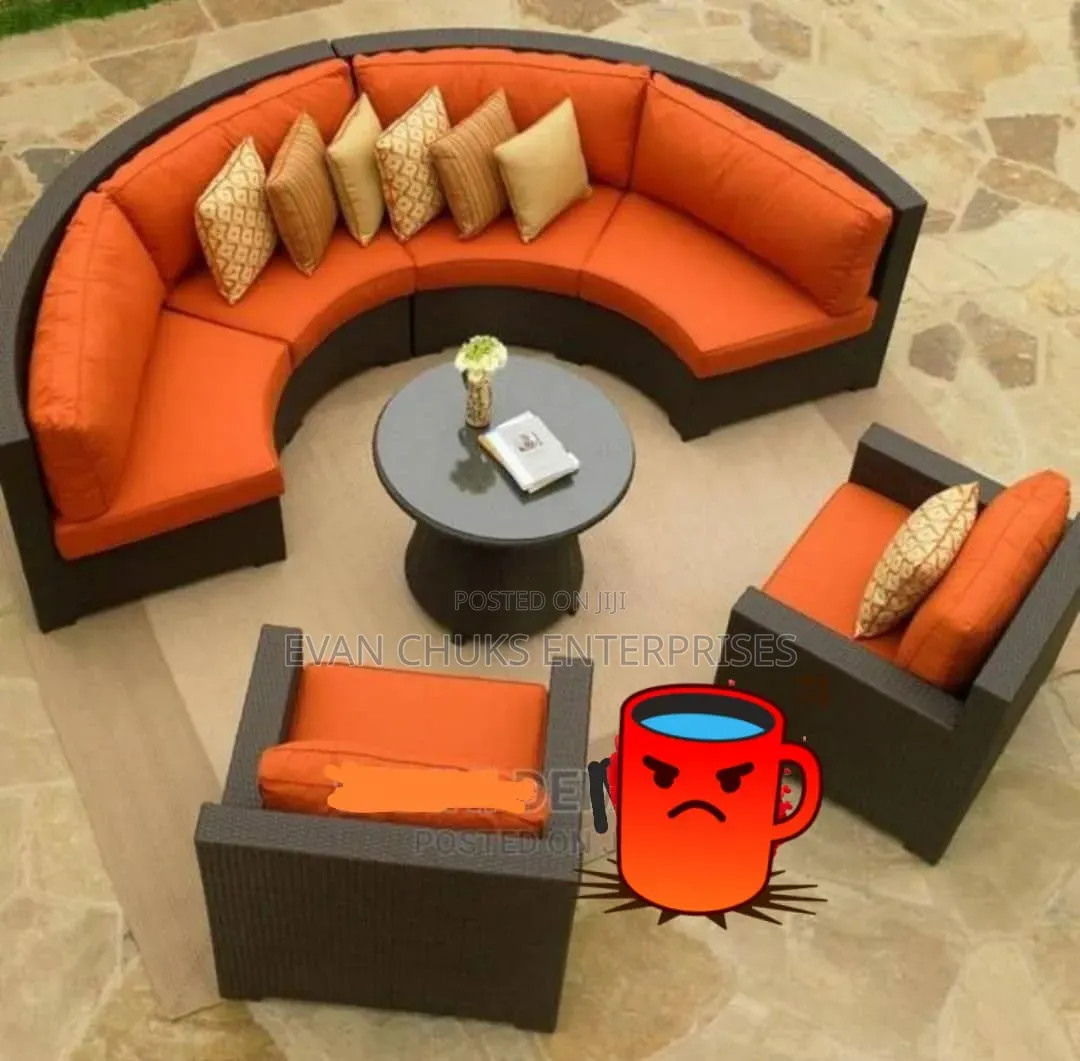 Lounge 7 Seaters Rattan Chairs