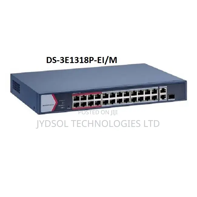 Hikvision 16 Port Fast Ethernet Smart POE Switch- DS-3E1318P-EI/M