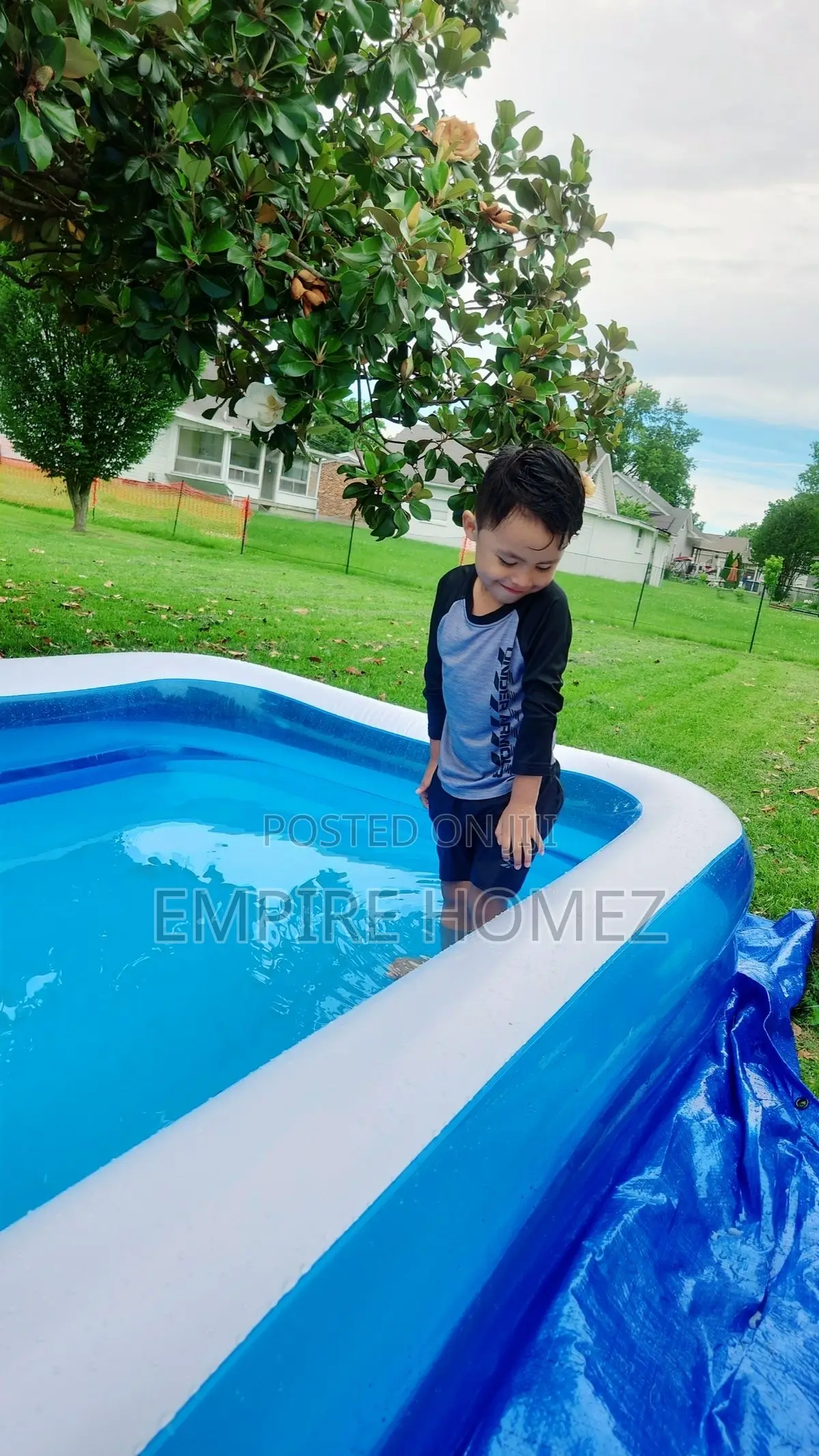 10ft Inflatable Pool for Family Fun Time
