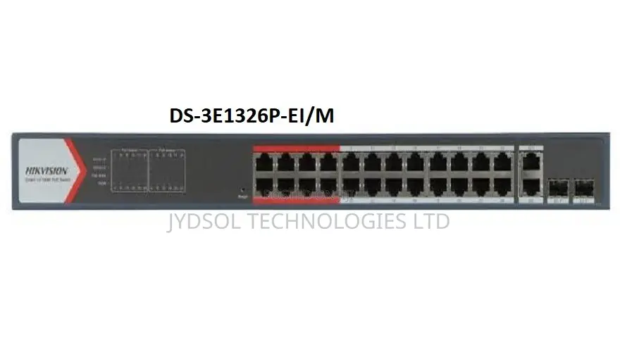 Hikvision 24 Port Fast Ethernet Smart POE Switch DS-3E1326P-EI/M