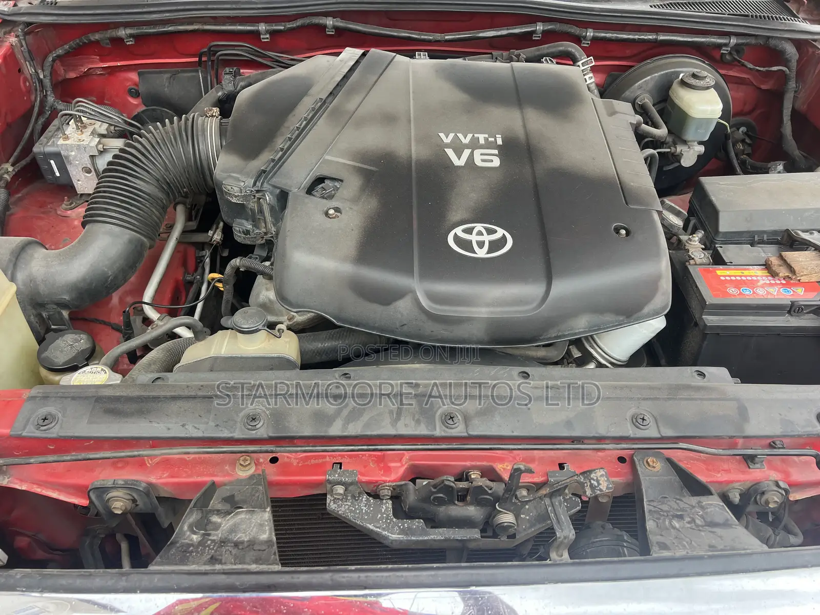 Toyota Tacoma Double Cab Long Automatic 4x4 2007 Red