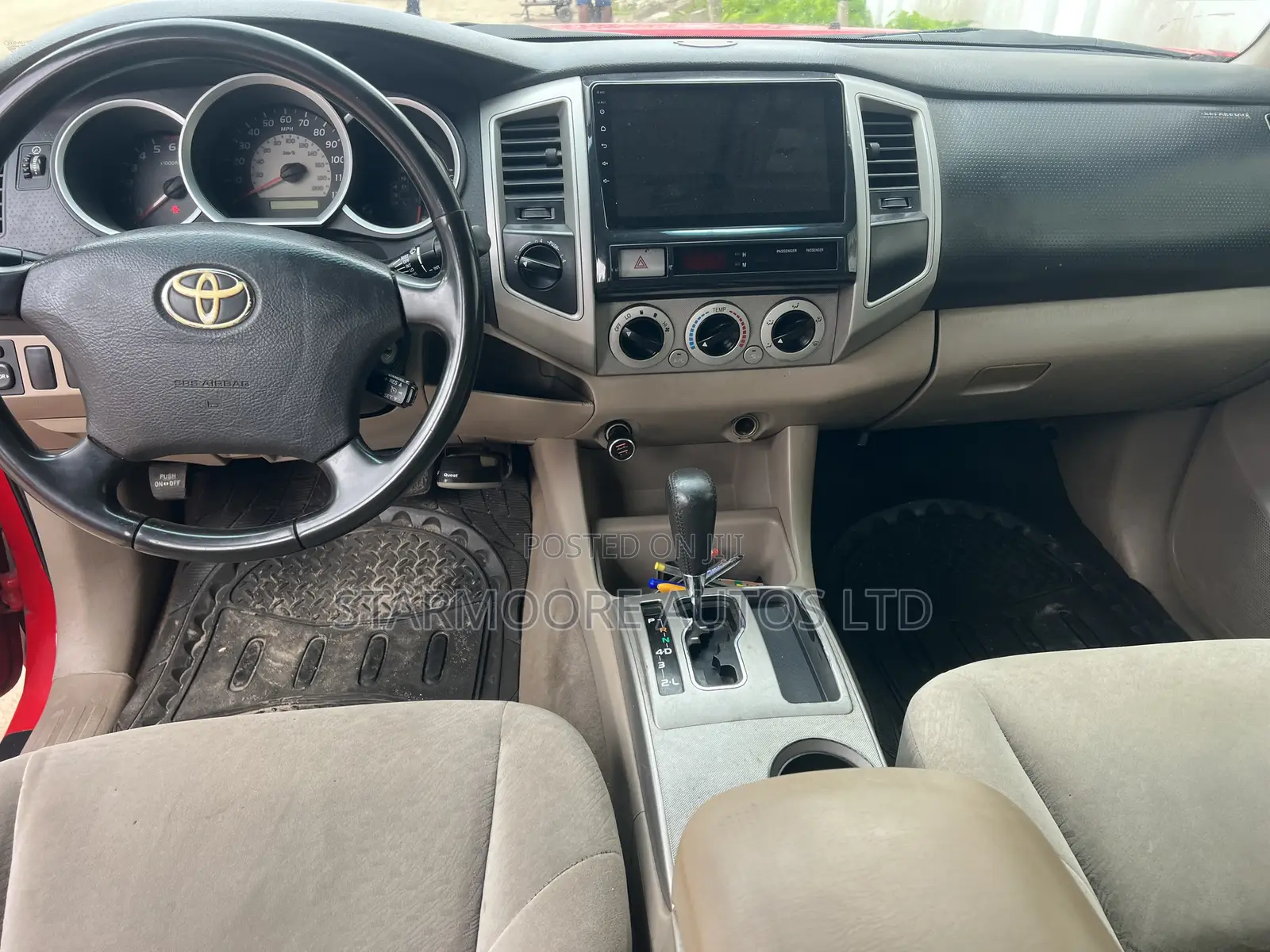 Toyota Tacoma Double Cab Long Automatic 4x4 2007 Red