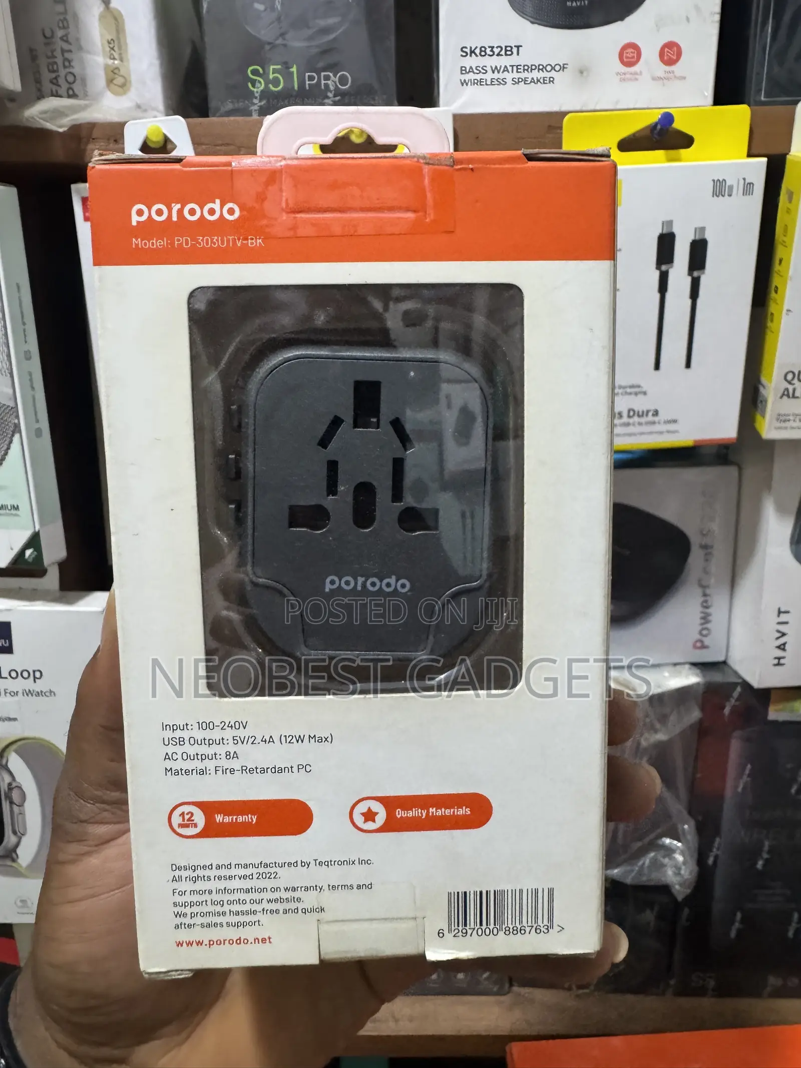 Porodo Universal Travel Charger