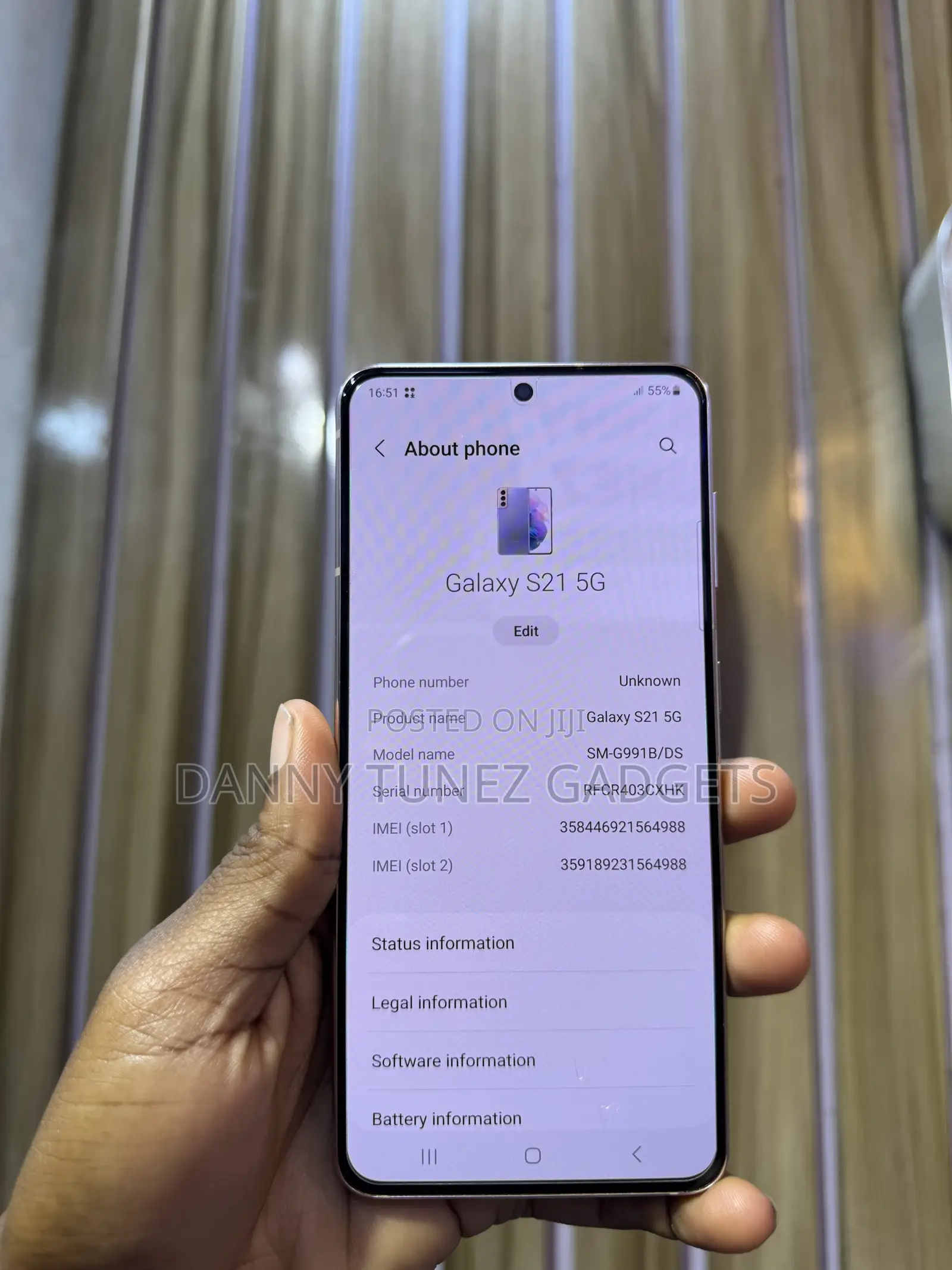 Samsung Galaxy S21 5G 256 GB Purple