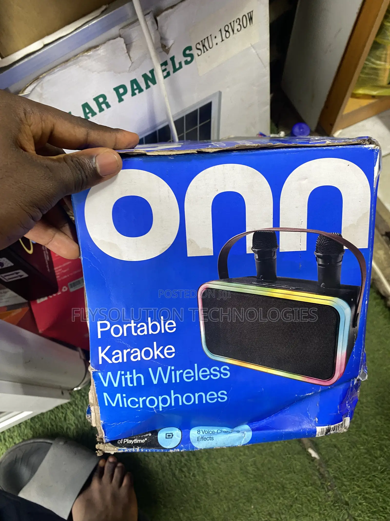 Original ONN Portable Speaker Karaoke Machine With Wireless Microphone
