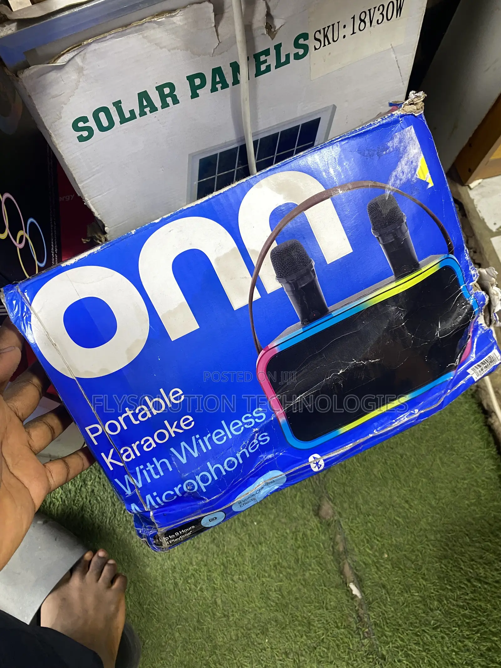 Original ONN Portable Speaker Karaoke Machine With Wireless Microphone