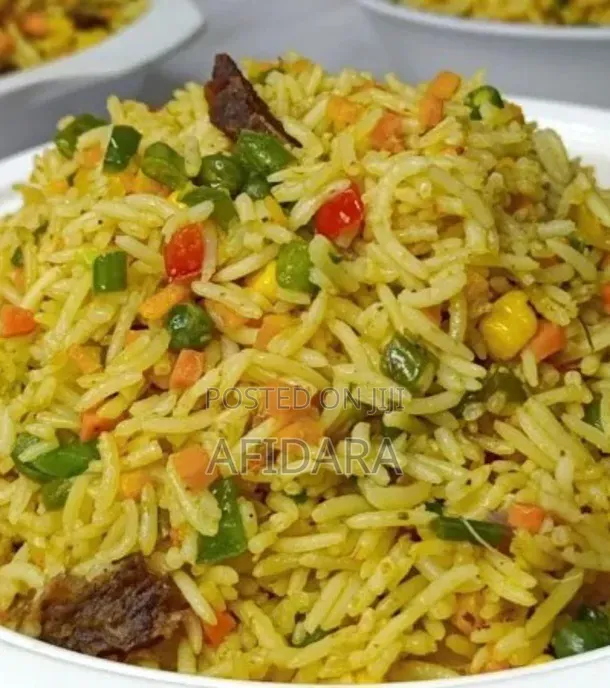 Party Jollof & Basmati Fried Rice Combo With 4 Turkey