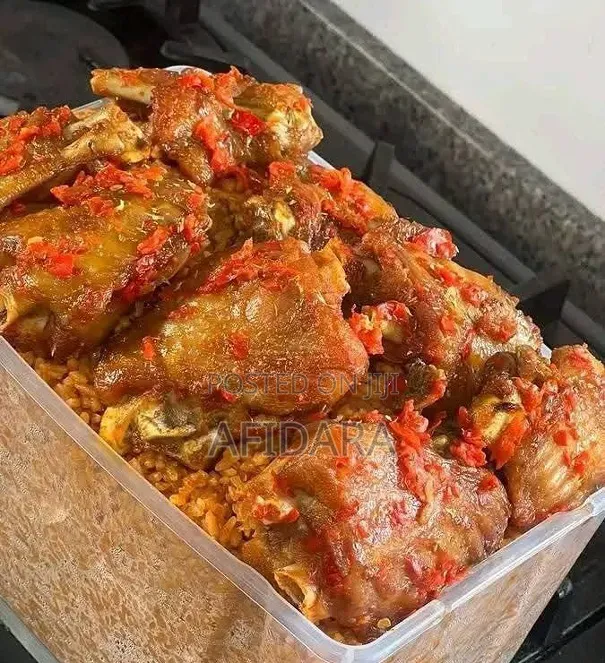 Party Jollof & Basmati Fried Rice Combo With 4 Turkey