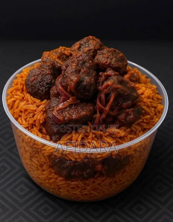 Party Jollof & Basmati Fried Rice Combo With 4 Turkey