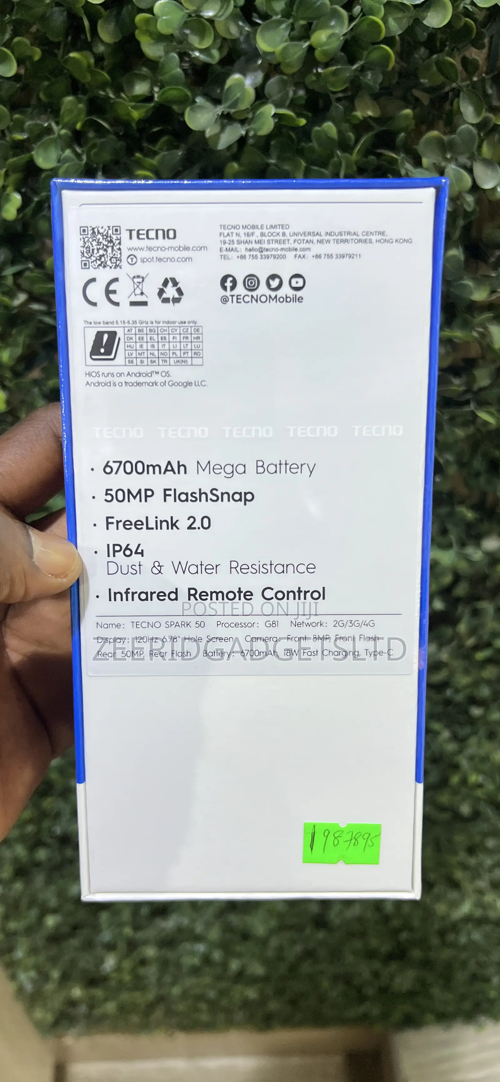 New Tecno Spark 50 128 GB