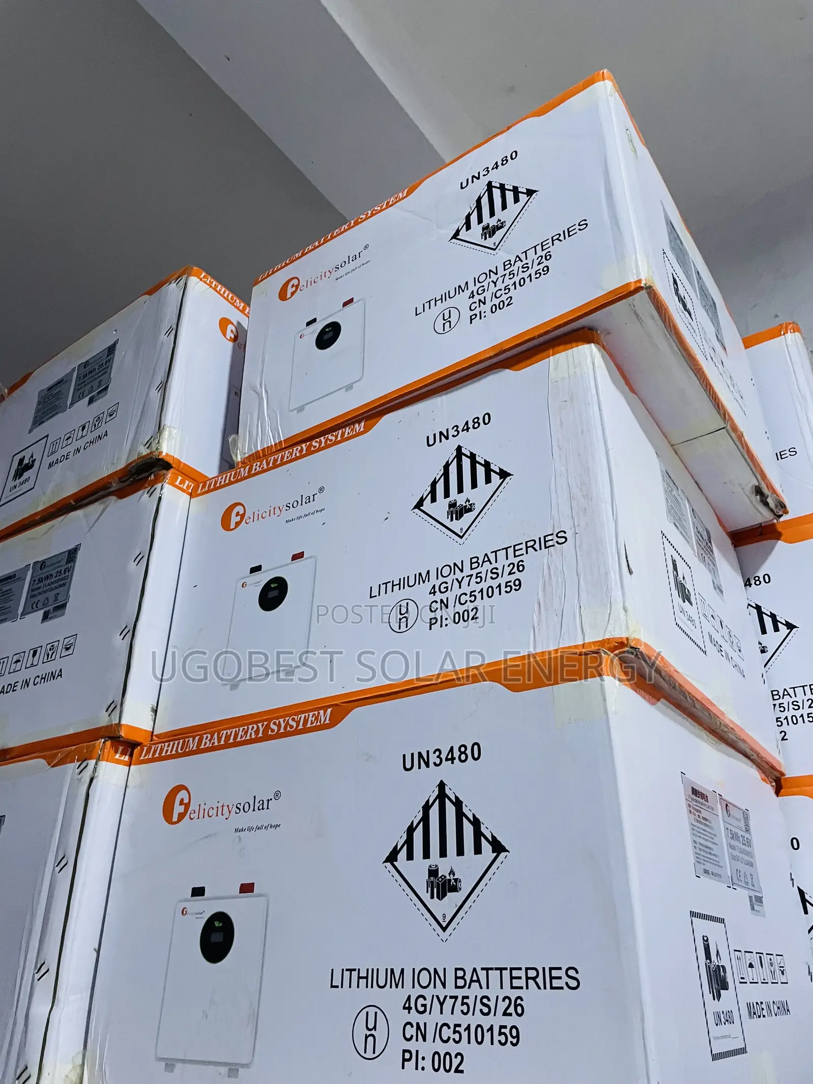 7.5kwh 25.6kwh Felicity Lithium Ion Battery