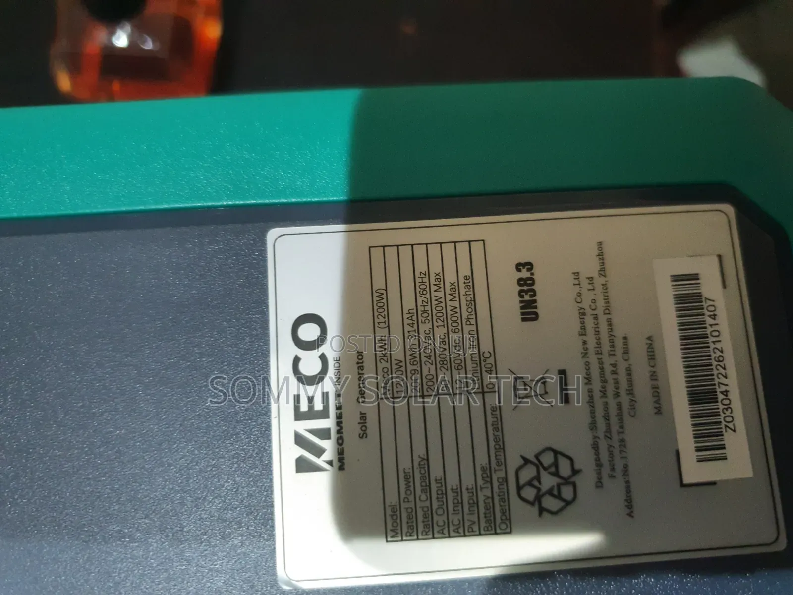 Meco Solar Generator 2kwh 1200w
